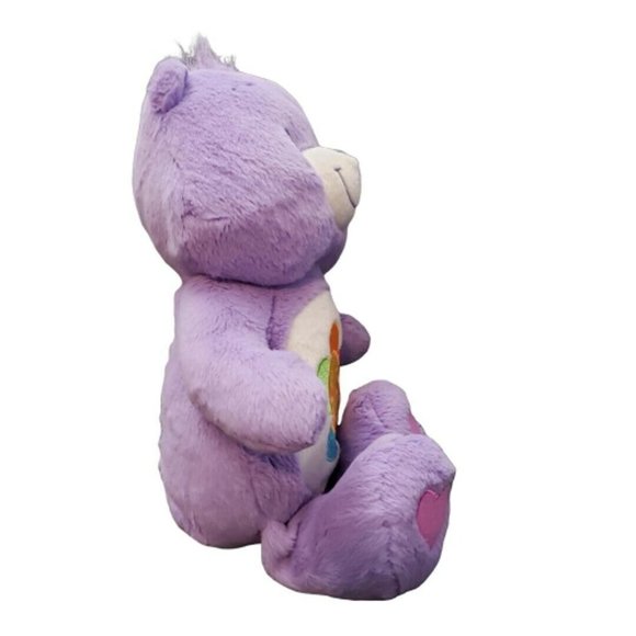 Care Bear Harmony Plush Stuffed Animal Kids Toy 13 in Purple - Picture 2 of 5